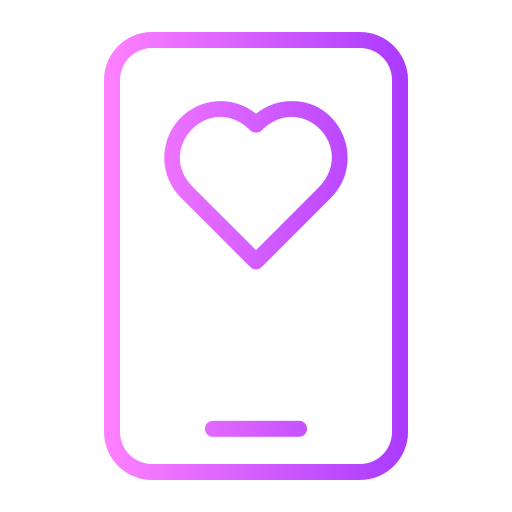 dating-app Generic gradient outline icoon