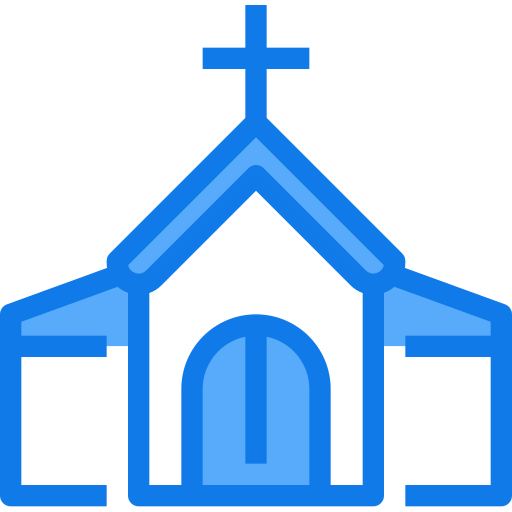 Église Justicon Blue Icône