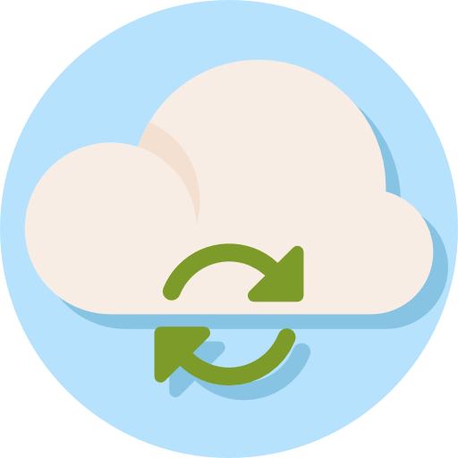 Cloud computing Octopocto Flat icon