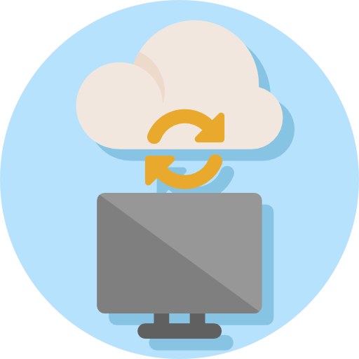 Cloud computing Octopocto Flat icon