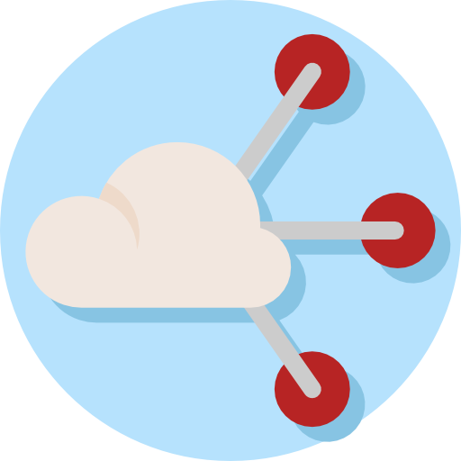 Облачные вычисления Octopocto Flat иконка