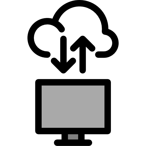 클라우드 컴퓨팅 Octopocto Lineal Color icon