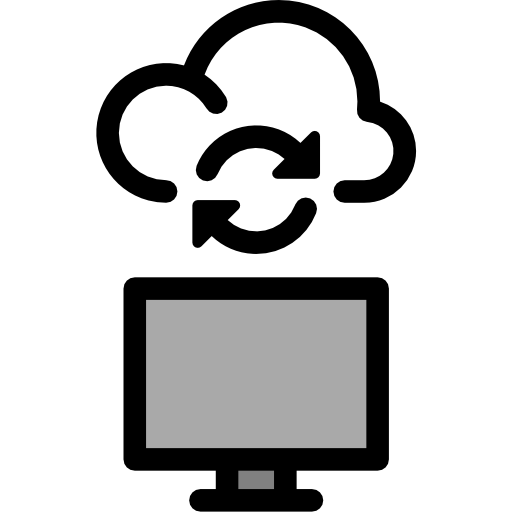 クラウドコンピューティング Octopocto Lineal Color icon