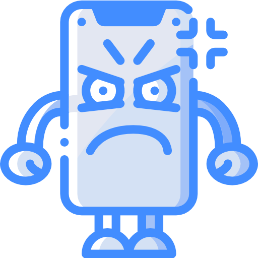 Angry Basic Miscellany Blue icon