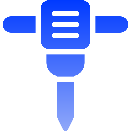 martillo neumático Generic gradient fill icono