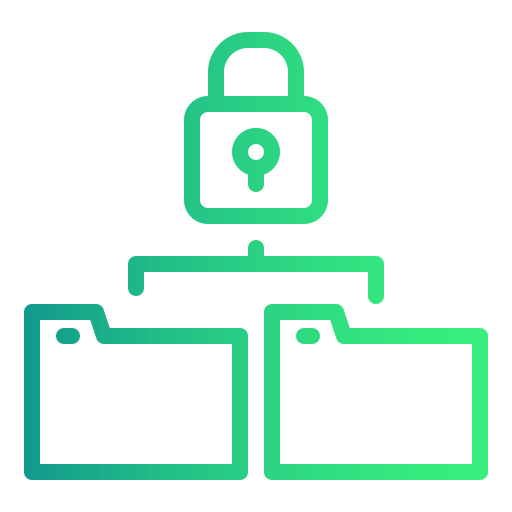 Database security Generic gradient outline icon
