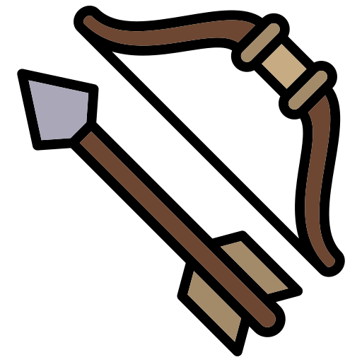 arco y flecha Generic color lineal-color icono