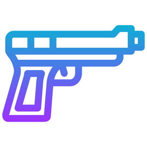 arma da fuoco Generic gradient outline icona