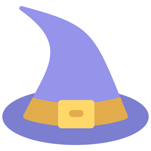 chapéu de bruxa Generic color fill Ícone