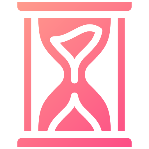 reloj de arena Generic gradient fill icono