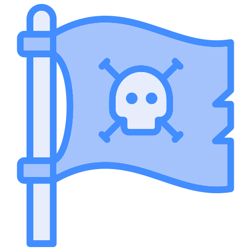海賊旗 Generic color lineal-color icon