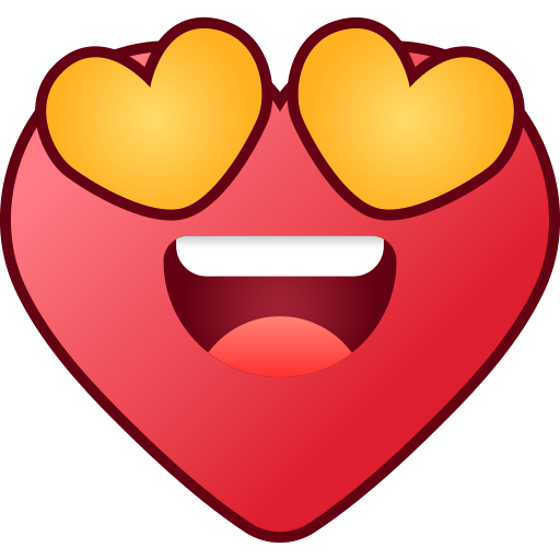 Heart eyes Generic gradient lineal-color icon