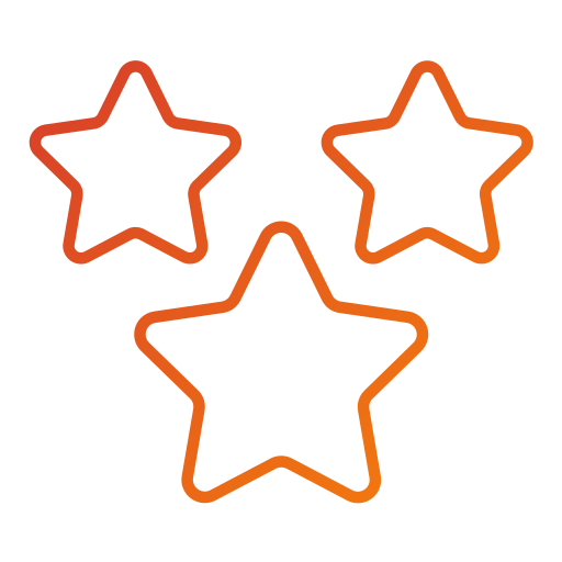 estrellas Generic gradient outline icono