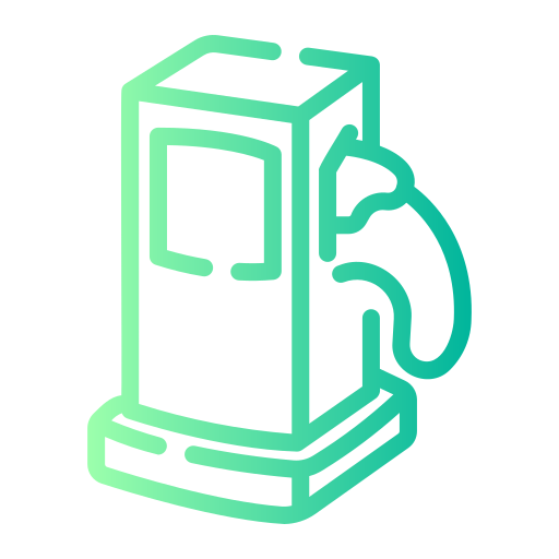 Gas station Generic gradient outline icon