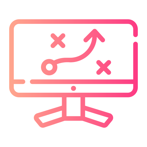 Digital strategy Generic gradient outline icon