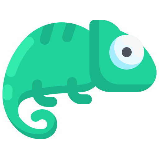 camaleón Generic color fill icono
