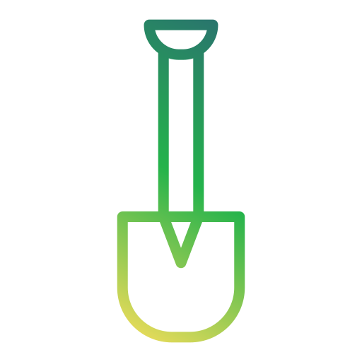 Shovel Generic gradient outline icon