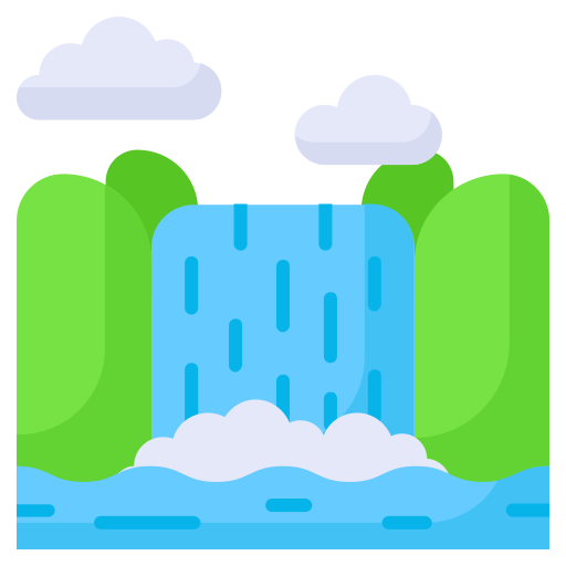 wodospad niagara Generic color fill ikona
