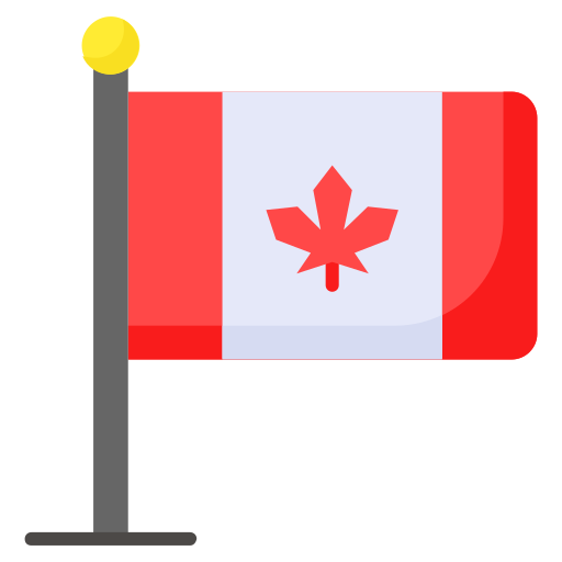 캐나다 Generic color fill icon