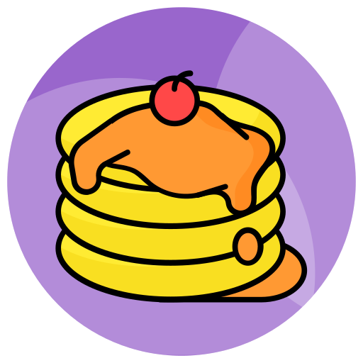 Pancake Generic color lineal-color icon