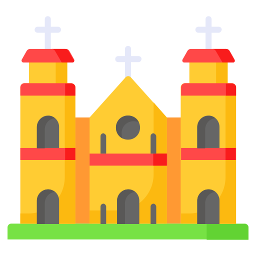 大聖堂 Generic color fill icon