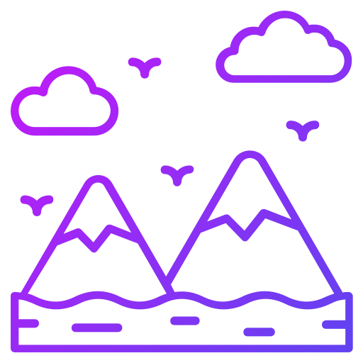 山 Generic gradient outline icon