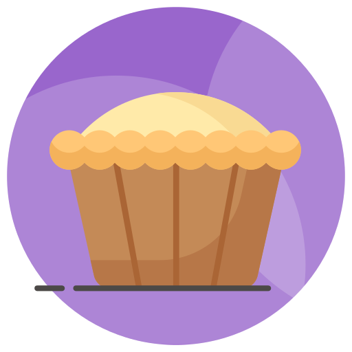 Butter tart Generic color fill icon