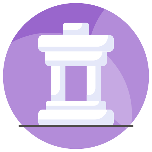 Inukshuk Generic color fill icon