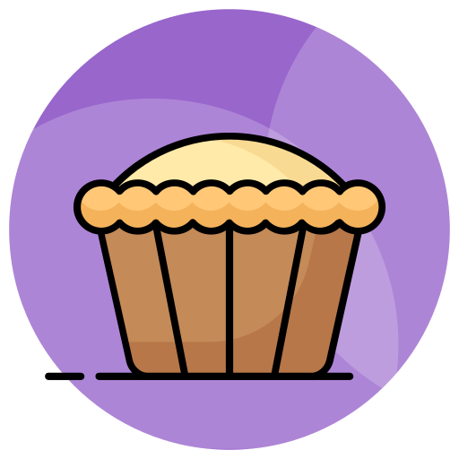 Butter tart Generic color lineal-color icon