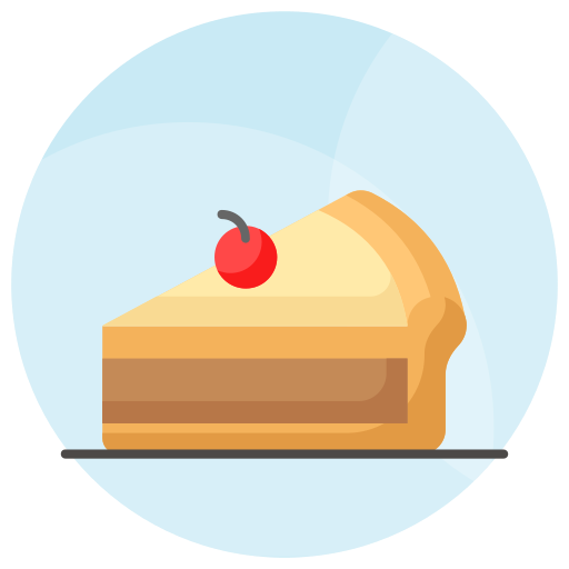 Cherry pie Generic color fill icon