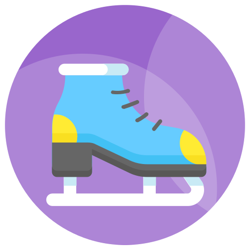 아이스 스케이팅 신발 Generic color fill icon