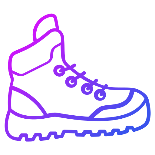 botas de montaña Generic gradient outline icono