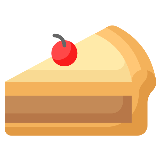 Вишневый пирог Generic color fill иконка
