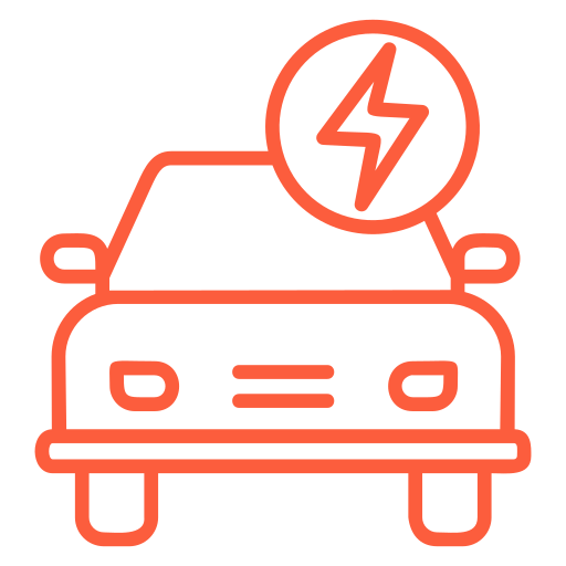 Electric car Generic color outline icon