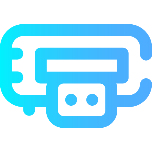 Vhs player Super Basic Omission Gradient icon