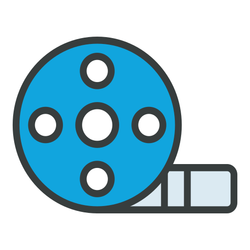 Video reel icon Generic color lineal-color icon