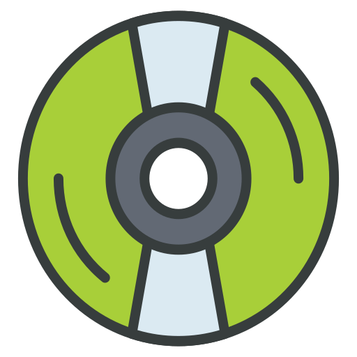Compact disc Generic color lineal-color icon