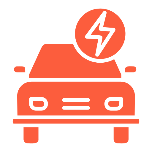 coche eléctrico Generic color fill icono