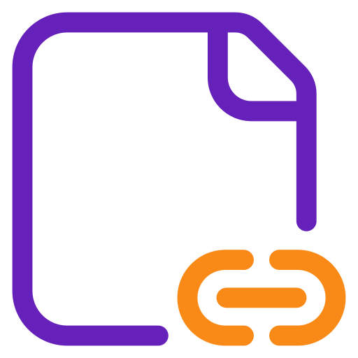 datei verlinken Generic color outline icon