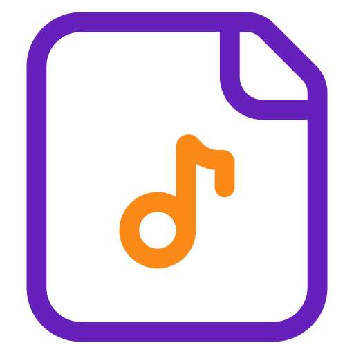 musikdatei Generic color outline icon