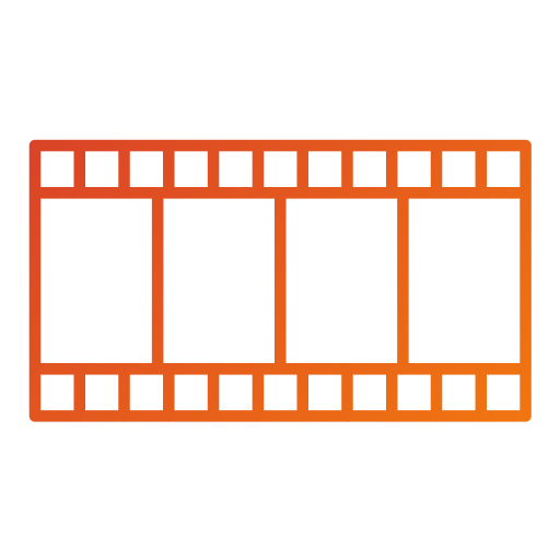 Film reel Generic gradient outline icon