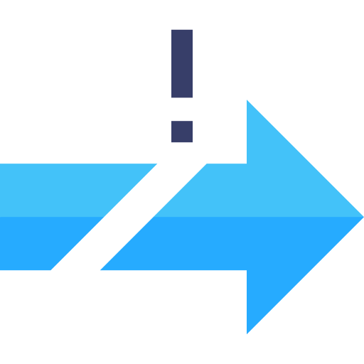 Disruption Basic Straight Flat icon