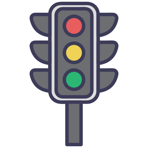 Traffic signal Generic color lineal-color icon