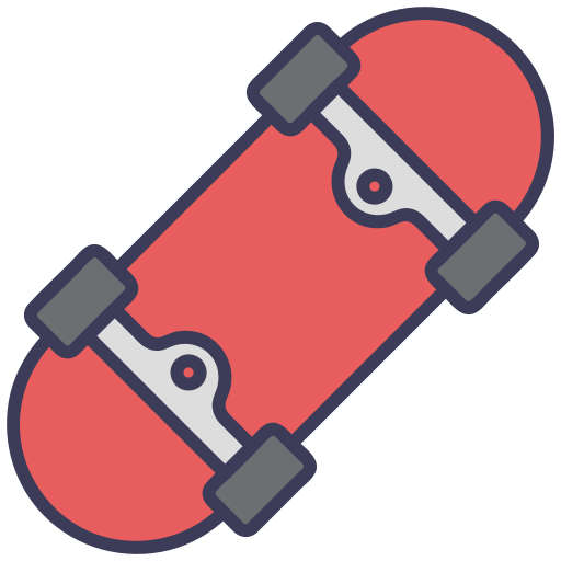 스케이트 보드 Generic color lineal-color icon
