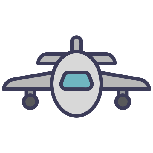 aero vliegtuig Generic color lineal-color icoon