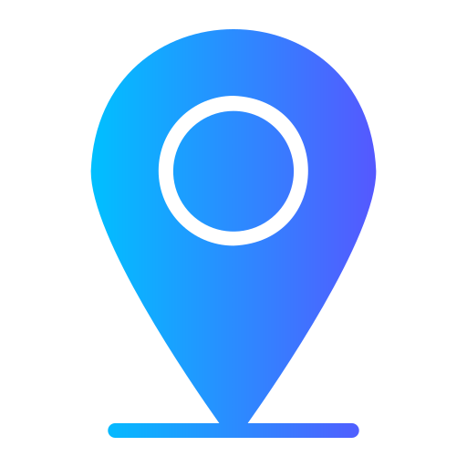 Address location Generic gradient fill icon
