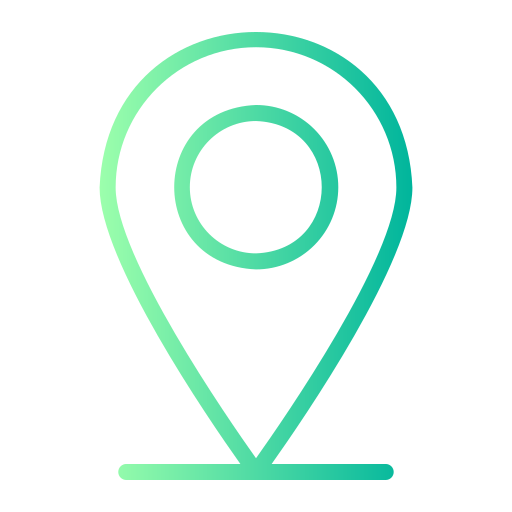 adres locatie Generic gradient outline icoon
