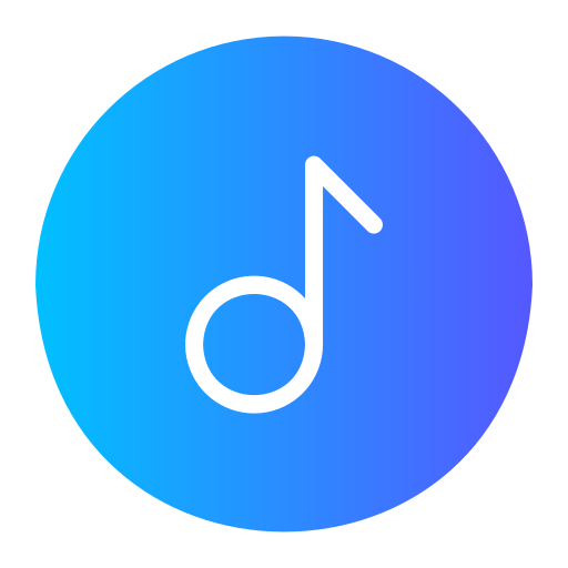 音楽 Generic gradient fill icon