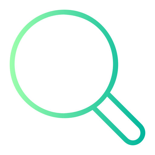 Magnifying glass Generic gradient outline icon