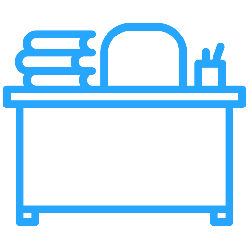 Teacher desk Generic color outline icon